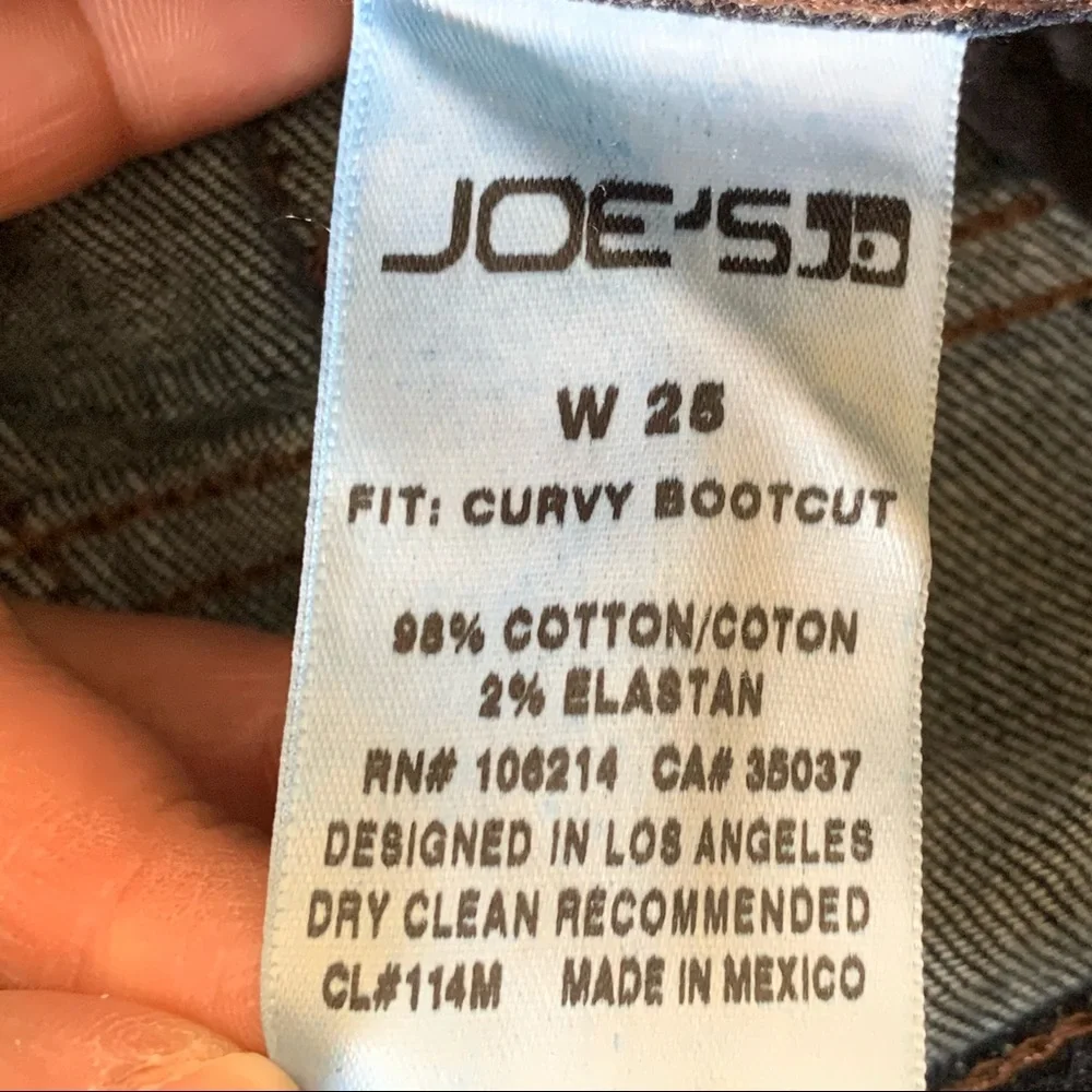 Joe’s Jeans The Honey Curvy High Rise Dark Wash Bootcut Jeans - Picture 8 of 13